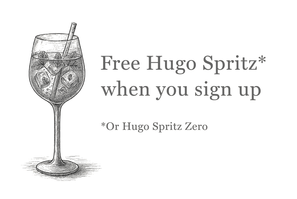 Hugo Spritz Sign up
